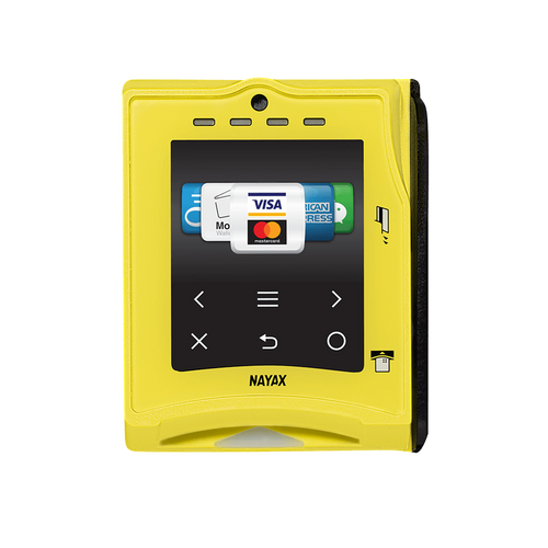 Pulse Nayax VPOS Touch Cashless Credit Card Reader-Yellow